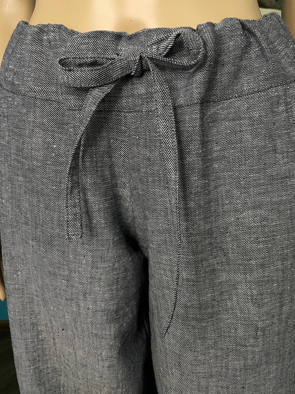 Dark Grey Leinenhosen