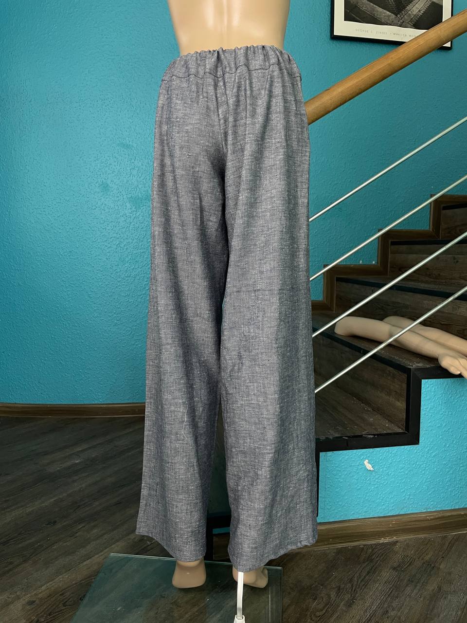 Dark Grey Leinenhosen