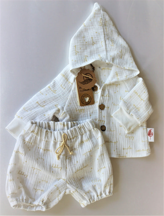 Kinder Set mit Kapuzenpullover und Short