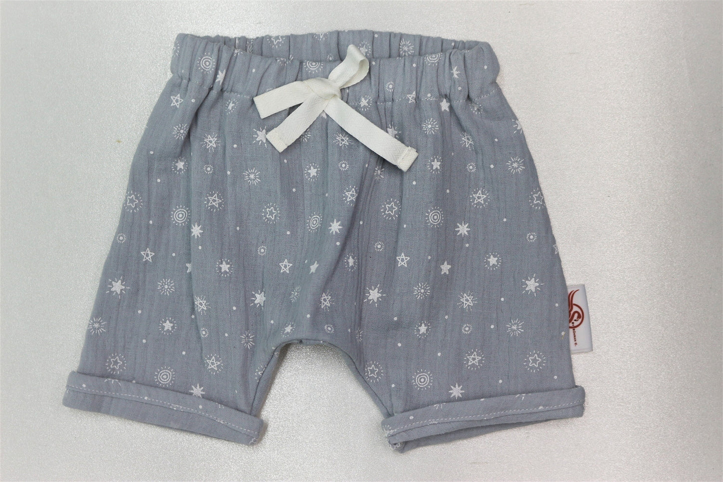 Sternenzauber Musselin Kinder Set (Hose, Shorts und Langarmshirt)