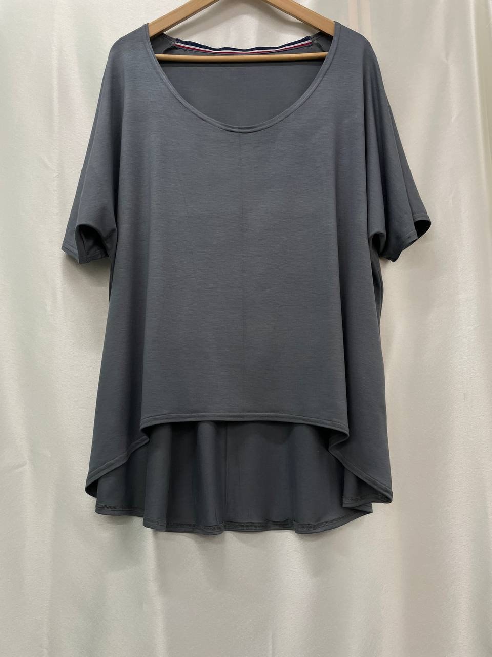 Flowy dark grey Balon-Shirt